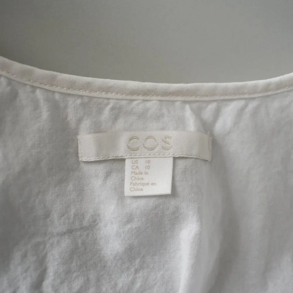 COS Ruched Linen Blouse - Picture 4 of 8